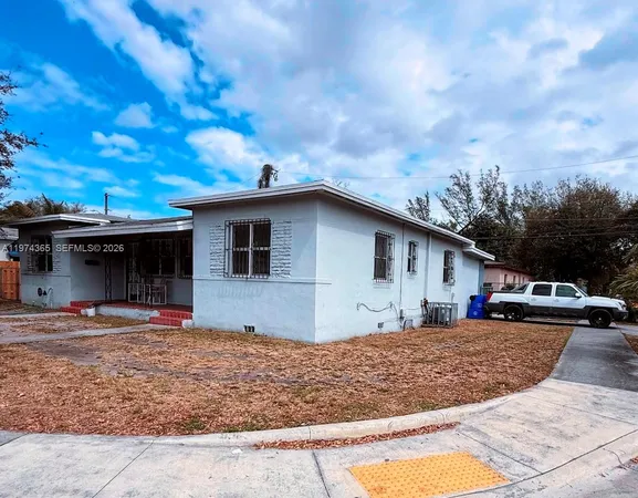 a view of a house with a patio