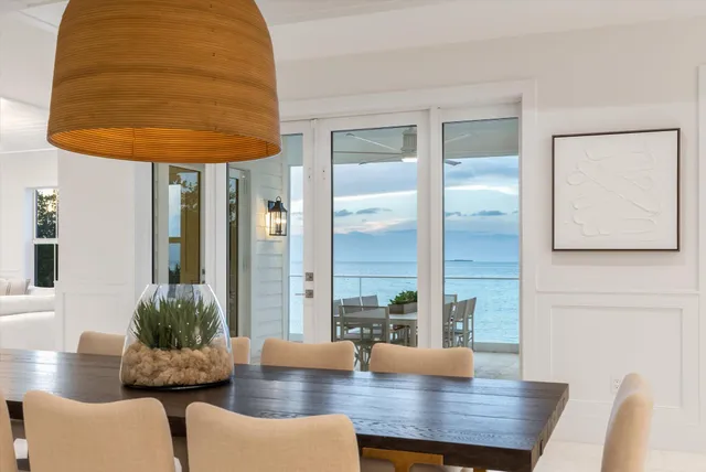 a spacious bathroom with a double vanity sink and a mirror