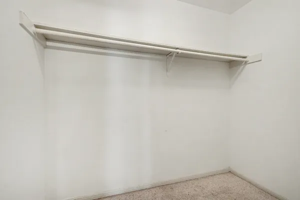 a close up view of racks on the wall