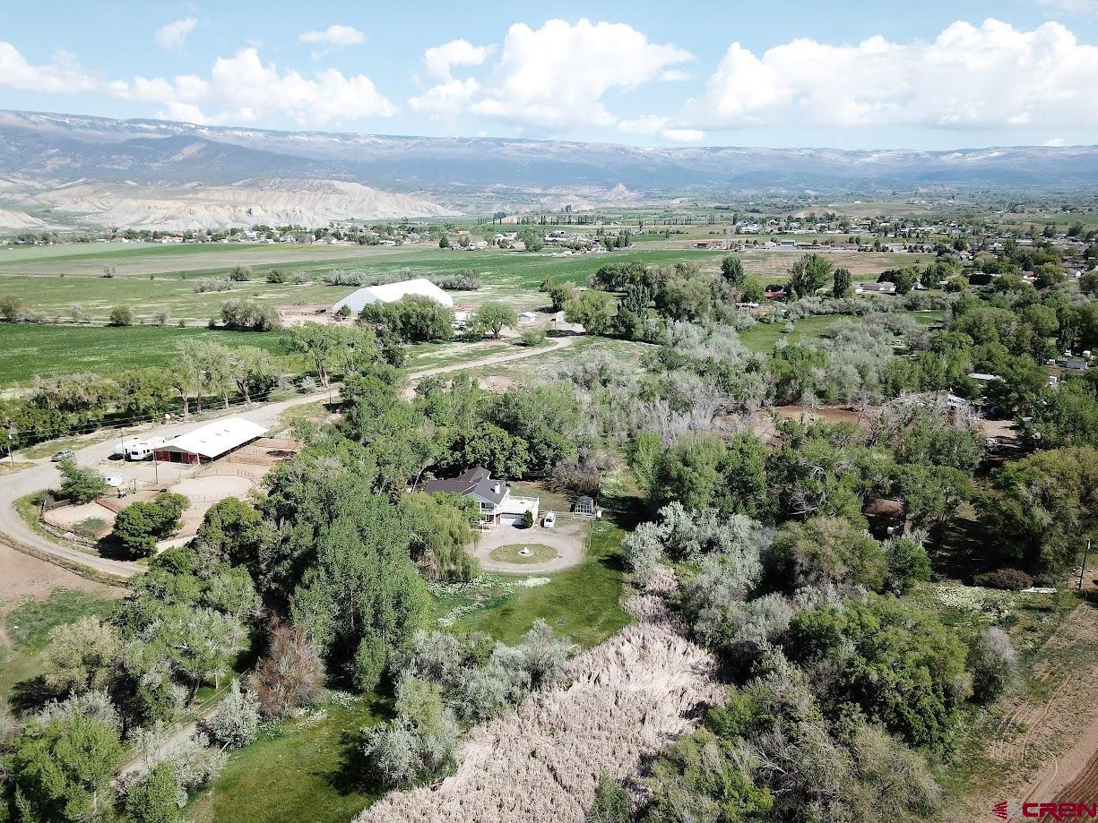 21007 Marion Road Eckert, CO 81418 - Photo 30 of 35 an aerial view of a houses with a yard