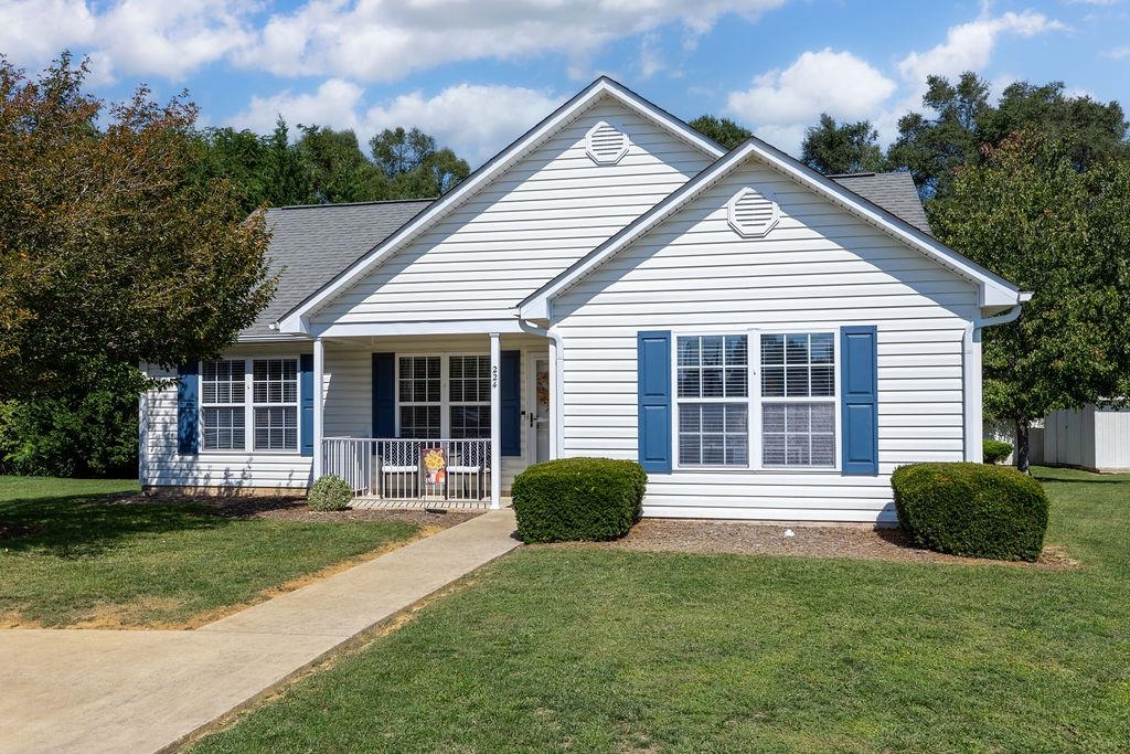 224 Inglecress Road Waynesboro, VA 22980 - Photo 31 of 42 a front view of a house with a garden and plants