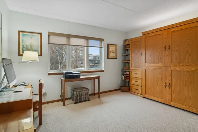 a room with furniture and a window