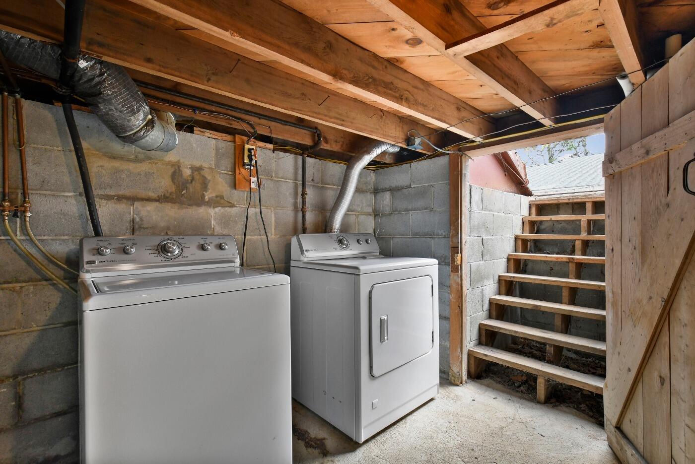 1 Gilbert Road Dennis Port, MA 02639 - Photo 25 of 27 a view of storage and utility room with washer and dryer
