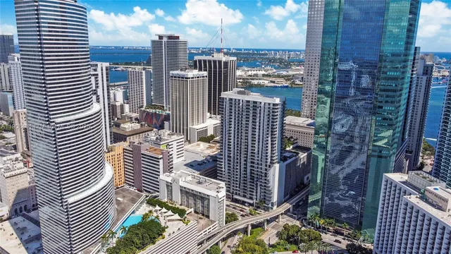 a view of city from balcony