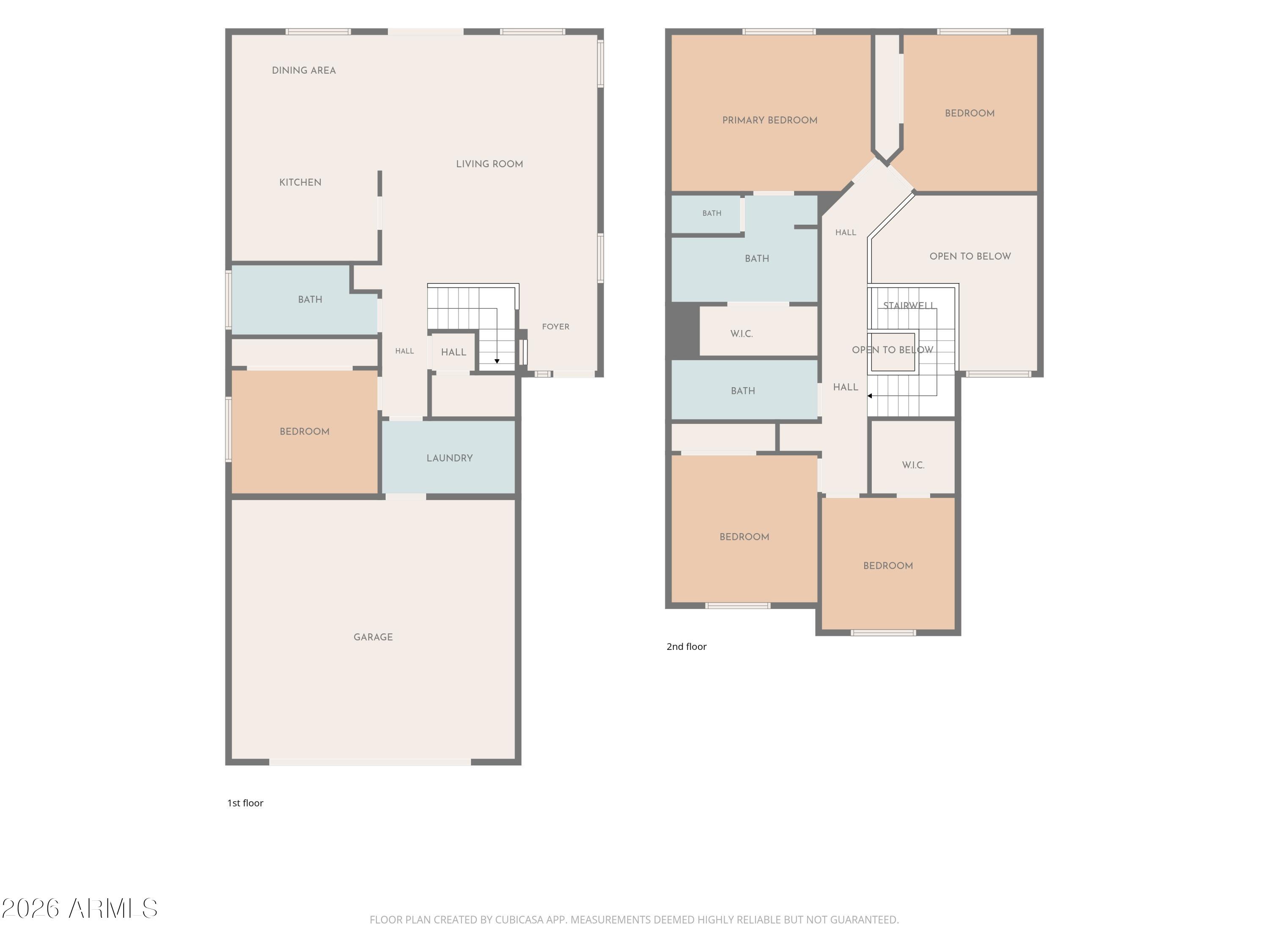 1649 West Harding Avenue Coolidge, AZ 85128 - Photo 27 of 28 2 Story Floor Plan