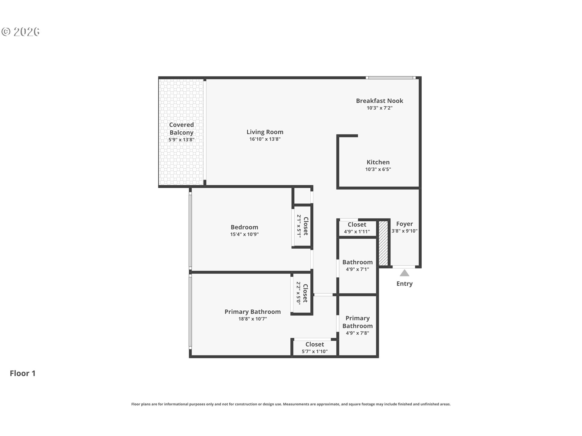 111 Southwest Harrison Street, Unit 7H Portland, OR 97201 - Photo 32 of 32 Floor Plan