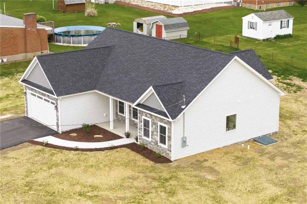 16 Margaret Street Uniontown, PA 15401 - Photo 5 of 50 a aerial view of a house with a yard