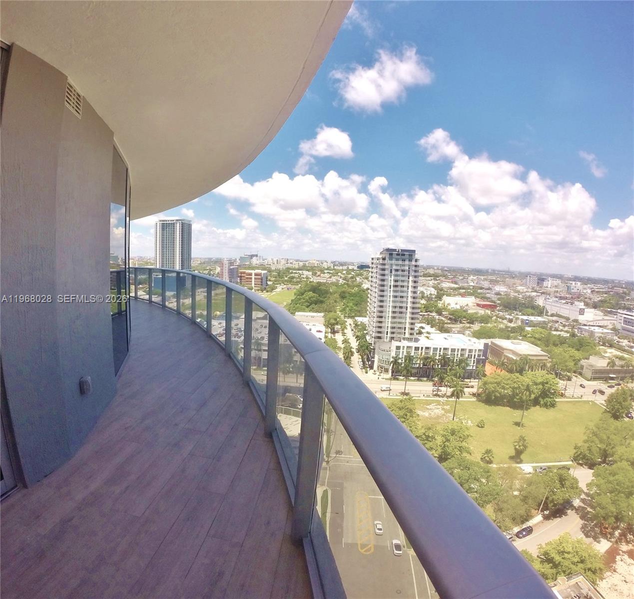 488 Northeast 18th Street, Unit 2001 Miami, FL 33132 - Photo 16 of 26 a view of balcony with city view