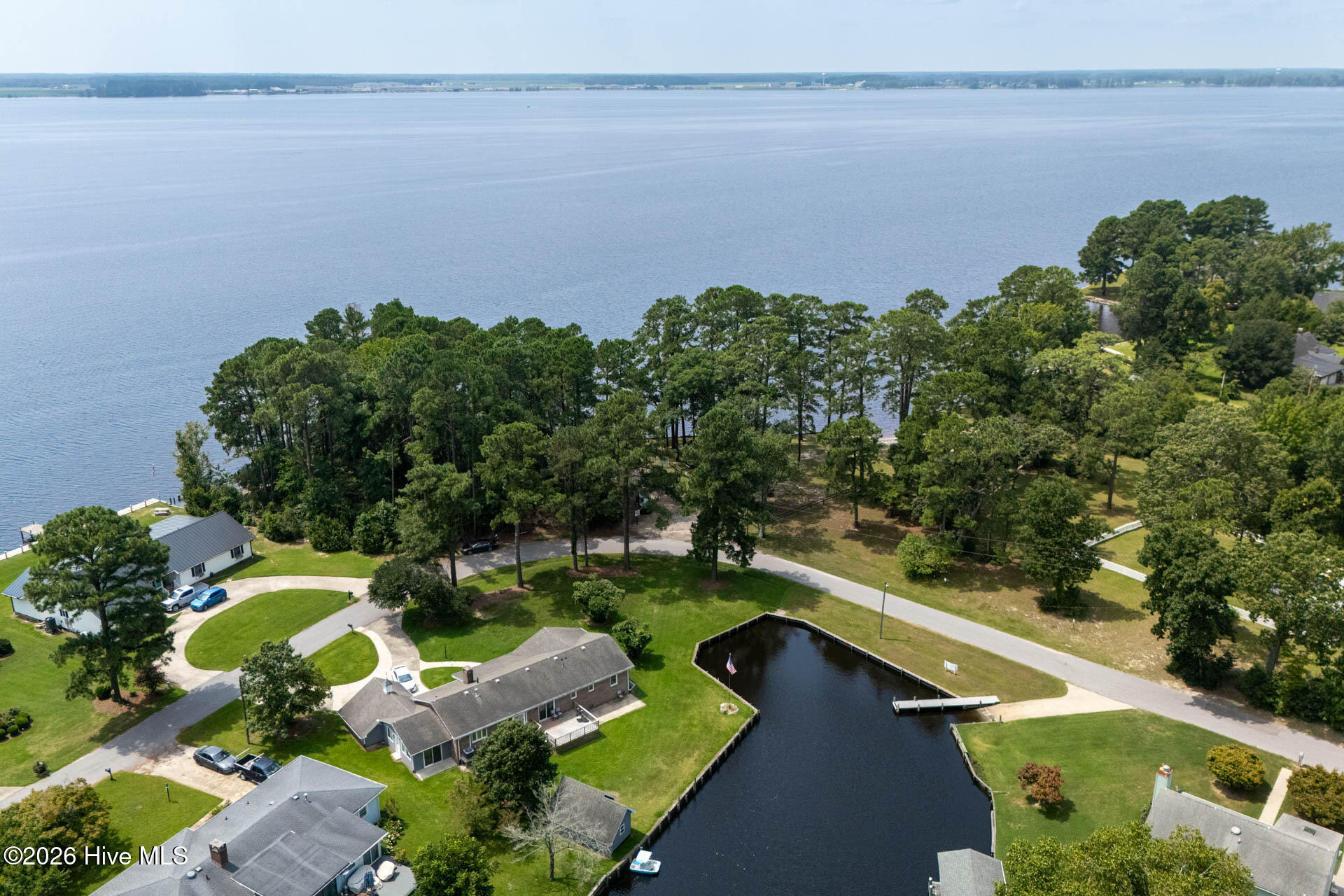 368 Country Club Road Camden, NC 27921 - Photo 50 of 56 Arial view of Boat Ramp & Association Park