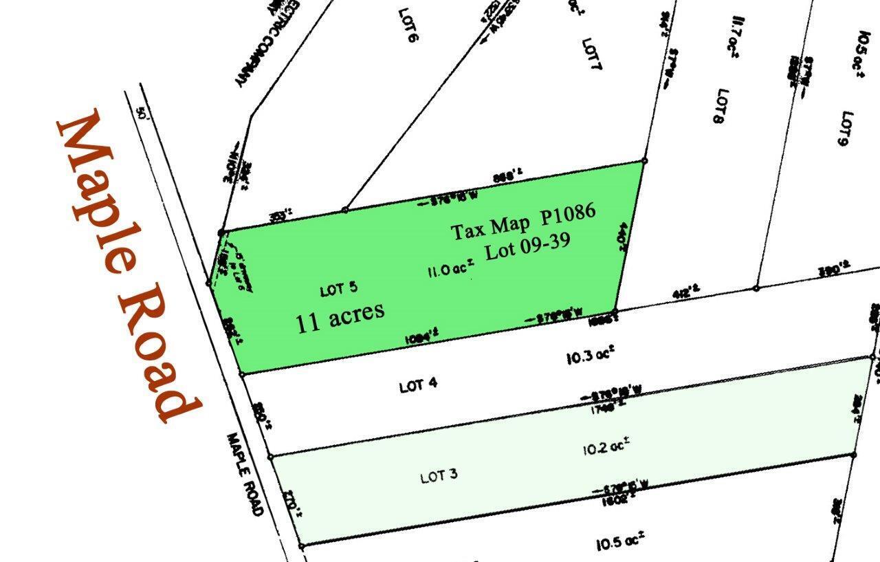 Lot 5 Maple Road Milo, ME 04463 - Photo 1 of 13 Survey - Lot 5 _edited-277