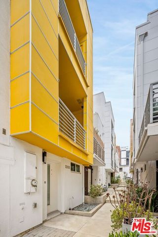 a front view of a building