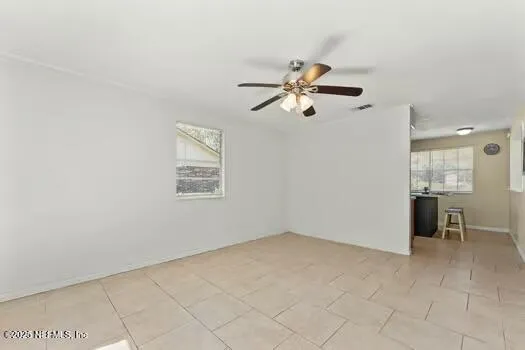 a view of an empty room