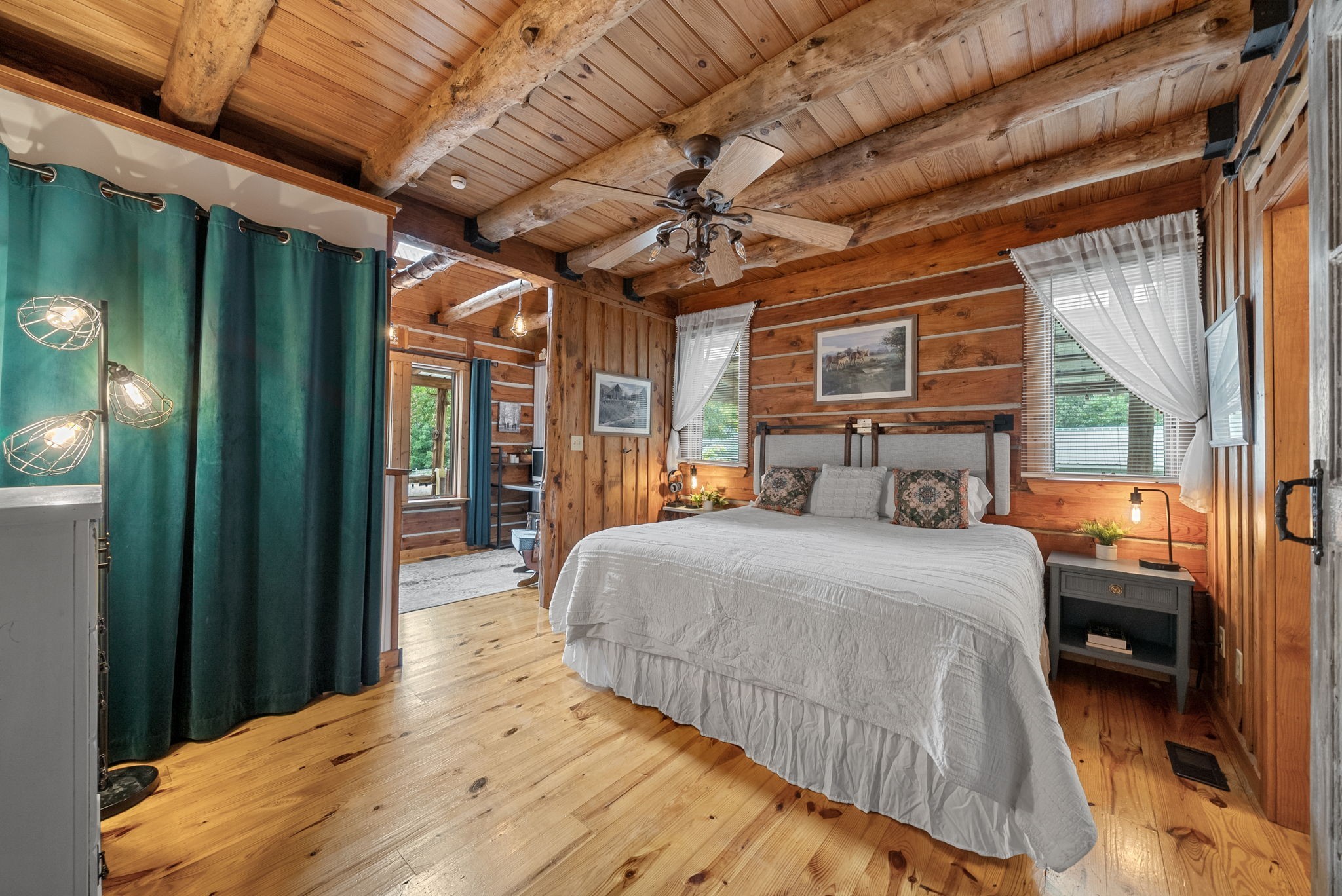 1205 Shakerag Road Hanson, KY 42413 - Photo 16 of 50 a bed room with a bed and a large window
