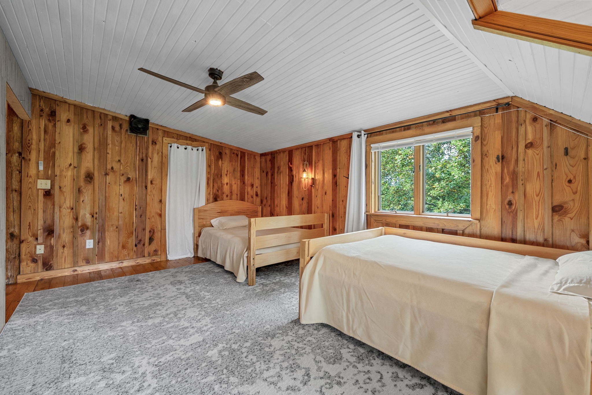 1205 Shakerag Road Hanson, KY 42413 - Photo 31 of 50 a bedroom with a bed and a chandelier