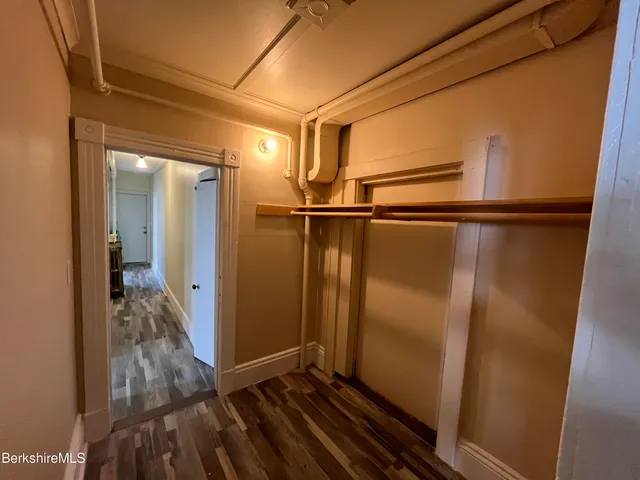 a view of a walk in closet