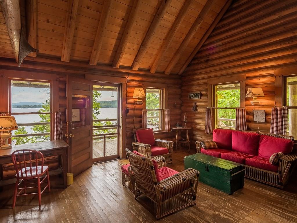 106 Herring Road Rangeley, ME 04970 - Photo 10 of 25 the great room provides eating and...