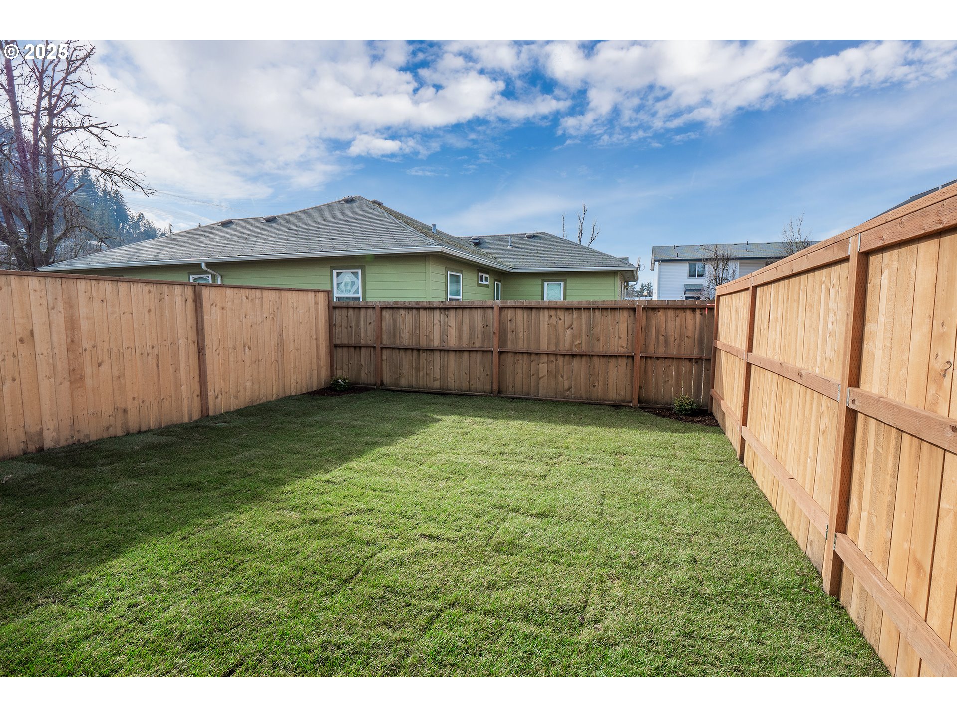 120 65th Place Springfield, OR 97478 - Photo 28 of 45 a view of a backyard with a garden