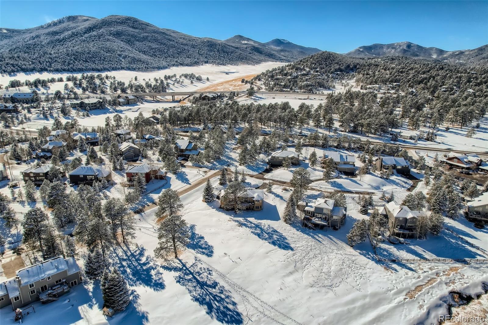 1634 Muirfield Lane Evergreen, CO 80439 - Photo 40 of 40 a view of city and mountain
