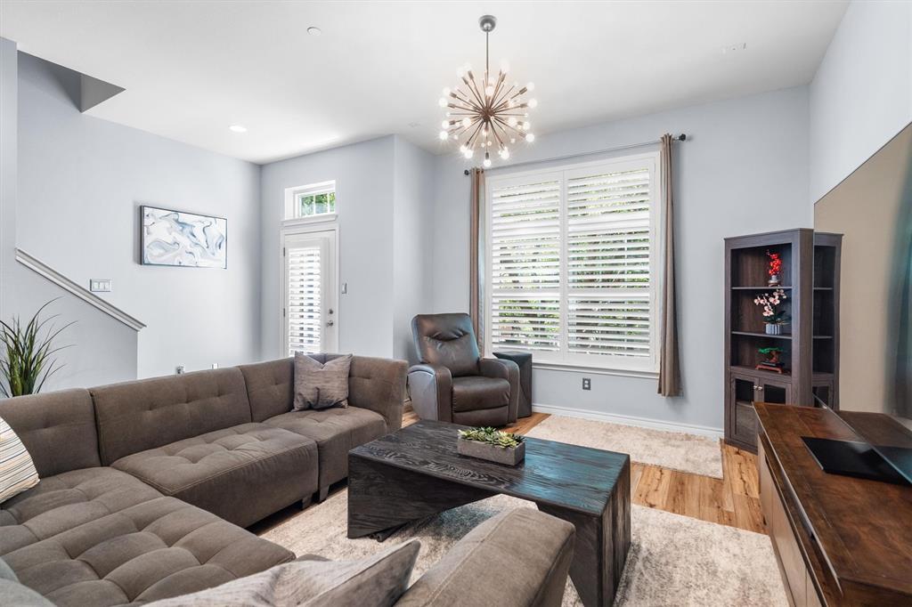 5019 Morris Avenue, Unit 22 Addison, TX 75001 - Photo 13 of 31 a living room with furniture and a large window