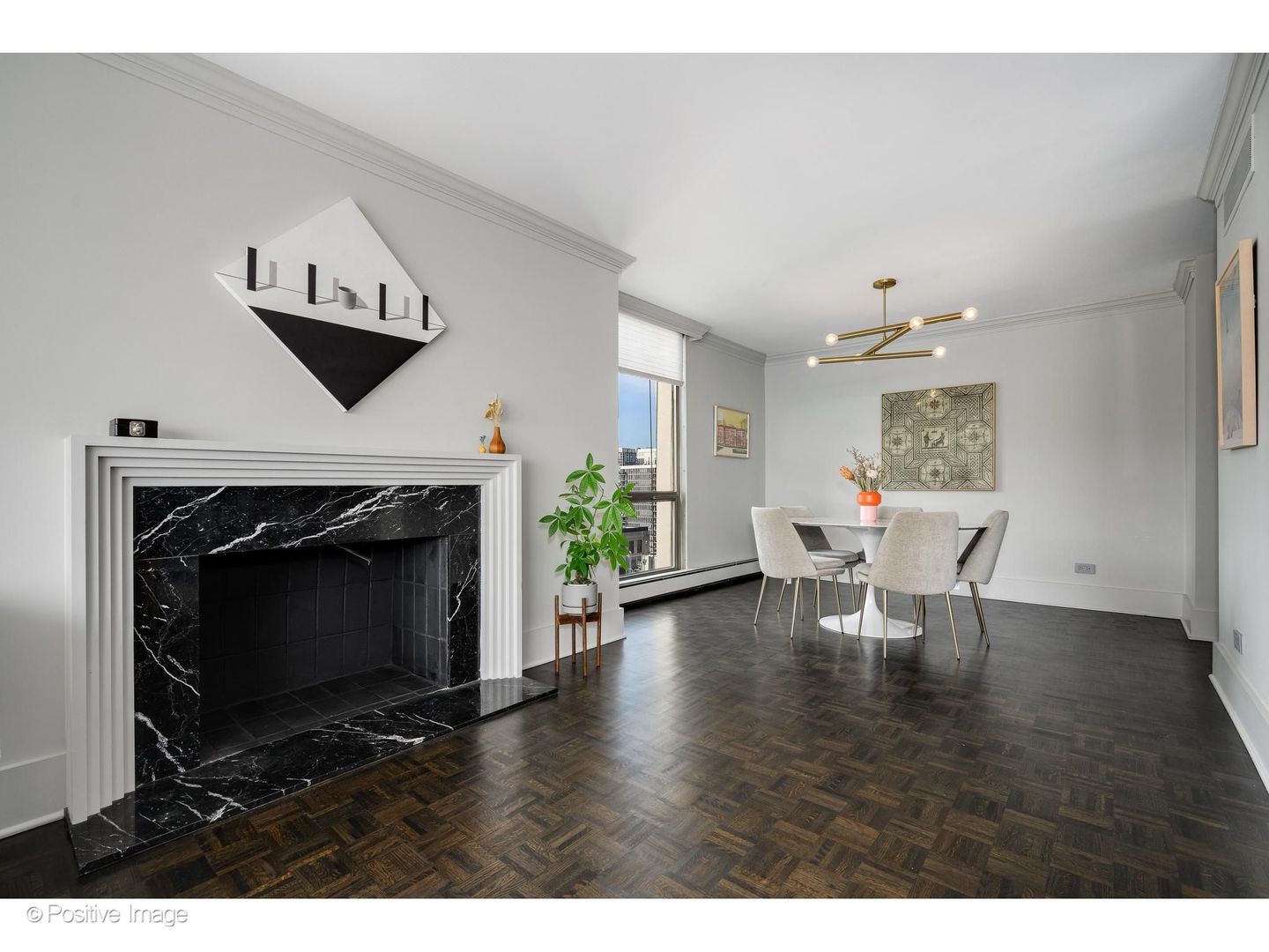 1310 North Ritchie Court, Unit 26C Chicago, IL 60610 - Photo 12 of 34 a living room with furniture and a fireplace