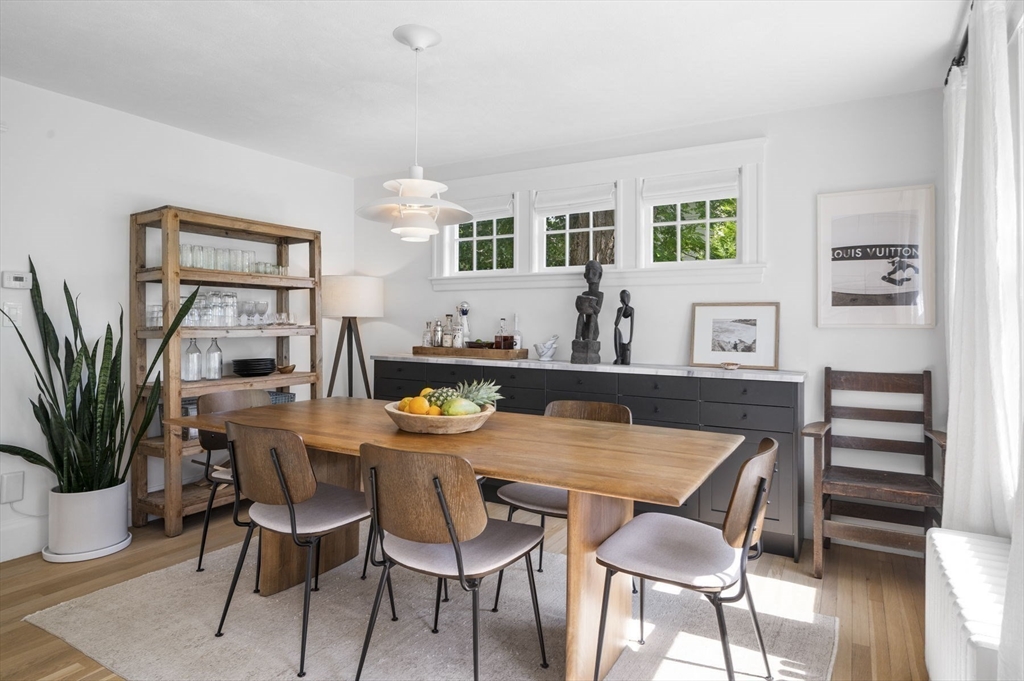 5 Chesterlee Lane Swampscott, MA 01907 - Photo 9 of 42 a view of a dining room with furniture and wooden floor