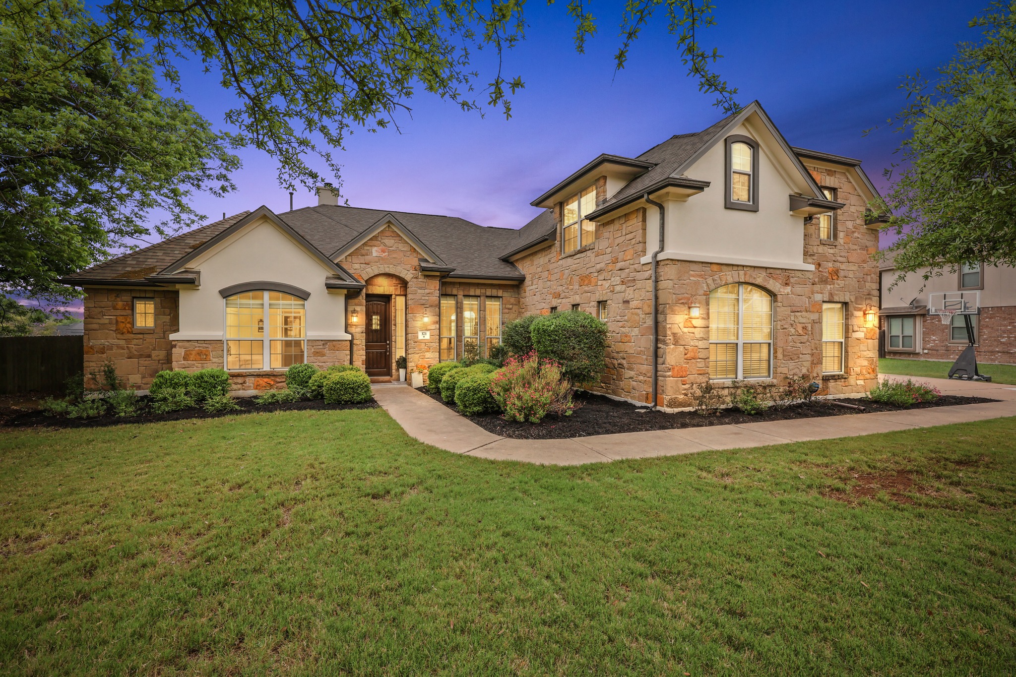 Home is located in Dripping Springs ISD and Highpointe community.