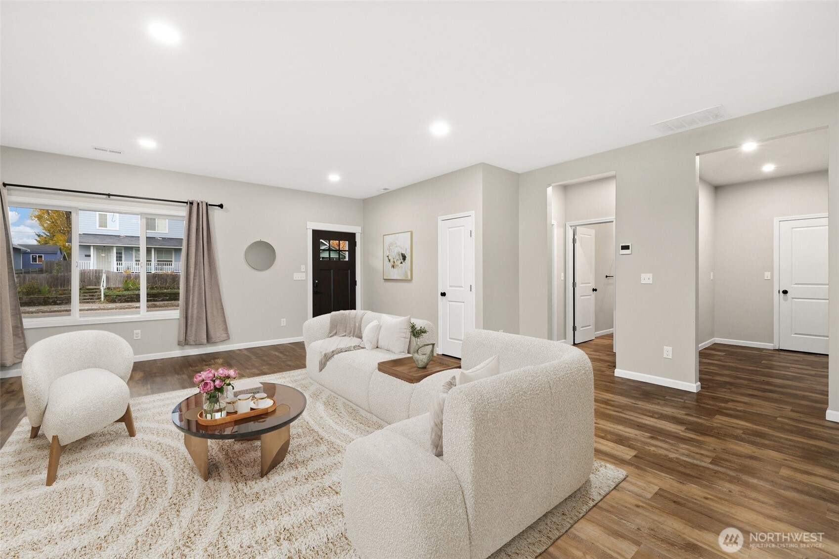 3626 East Howe Street Tacoma, WA 98404 - Photo 3 of 28 a living room with furniture and a large window
