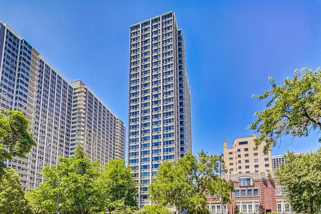 a front view of a building