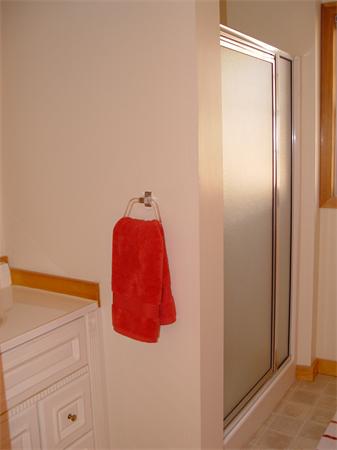 1196 Richardson Road Ashby, MA 01431 - Photo 24 of 29 a bathroom with a shower and a mirror
