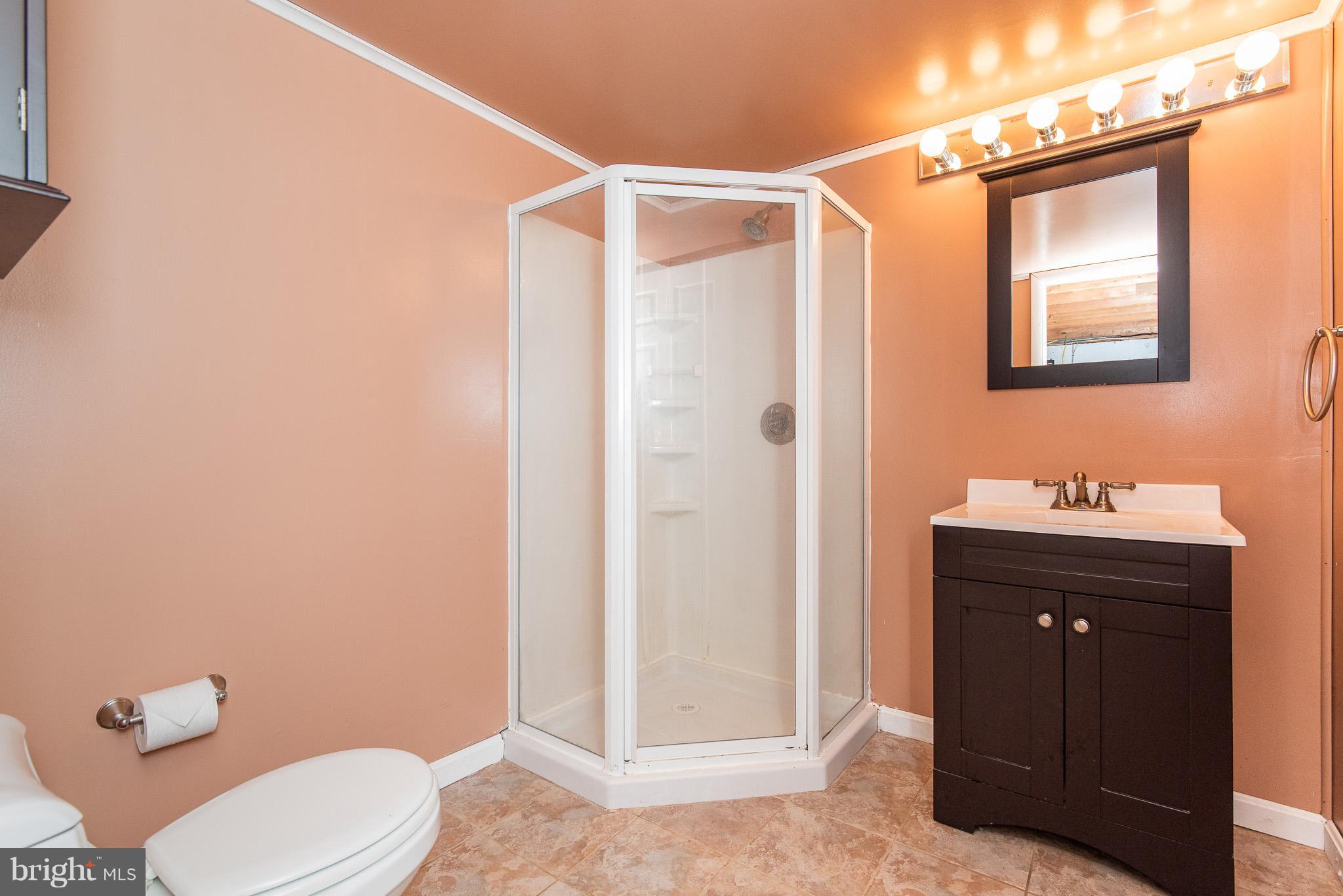 615 Eliot Road Pasadena, MD 21122 - Photo 35 of 43 a bathroom with a sink and a mirror