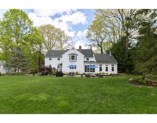 117 Forest Street Wellesley, MA 02481 - Photo 28 of 28 a front view of a house with a garden