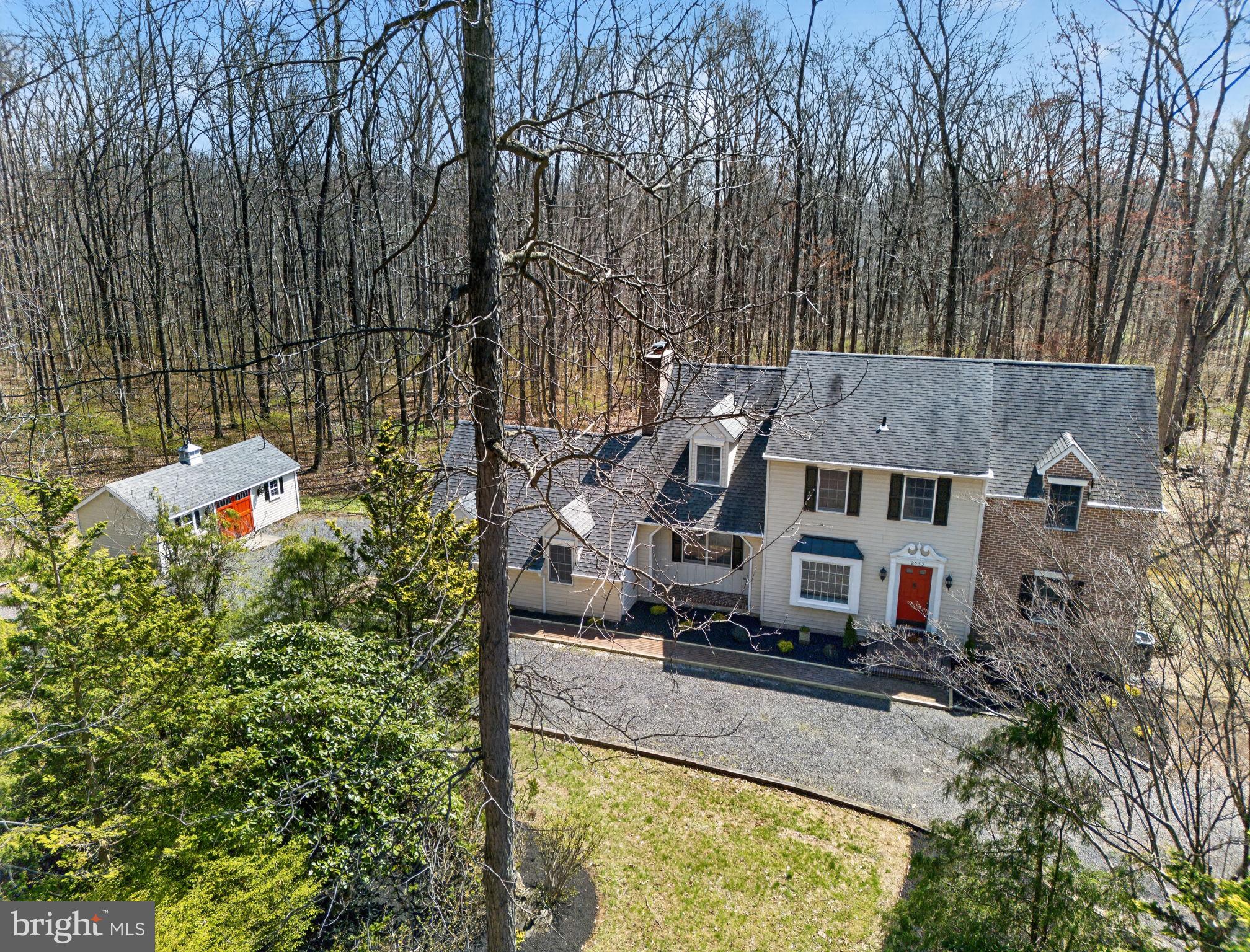 2635 Possum Hollow Road Quakertown, PA 18951 - Photo 4 of 78 an aerial view of a house with a yard basket ball court and outdoor seating