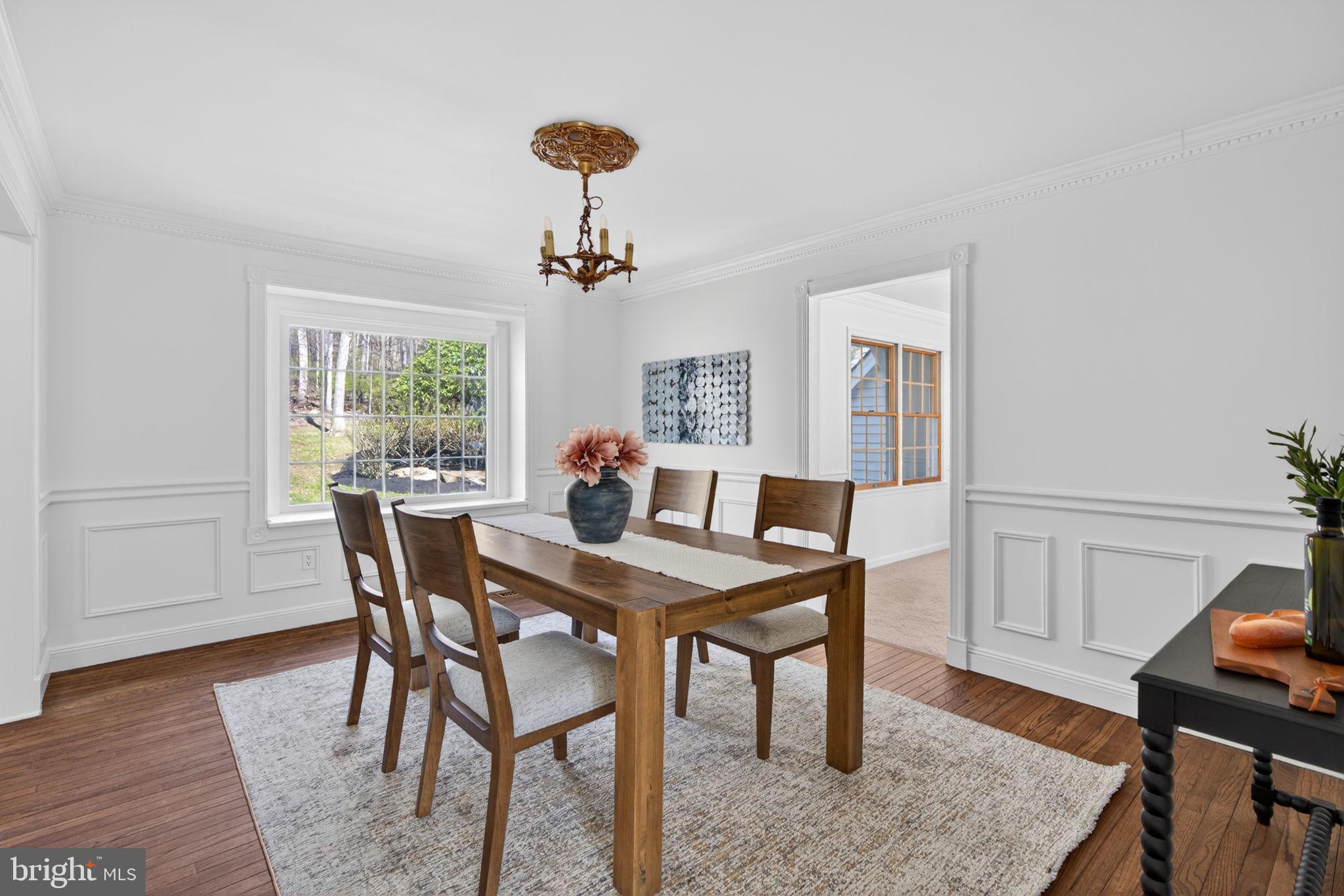 2635 Possum Hollow Road Quakertown, PA 18951 - Photo 53 of 78 a view of a dining room with furniture and wooden floor