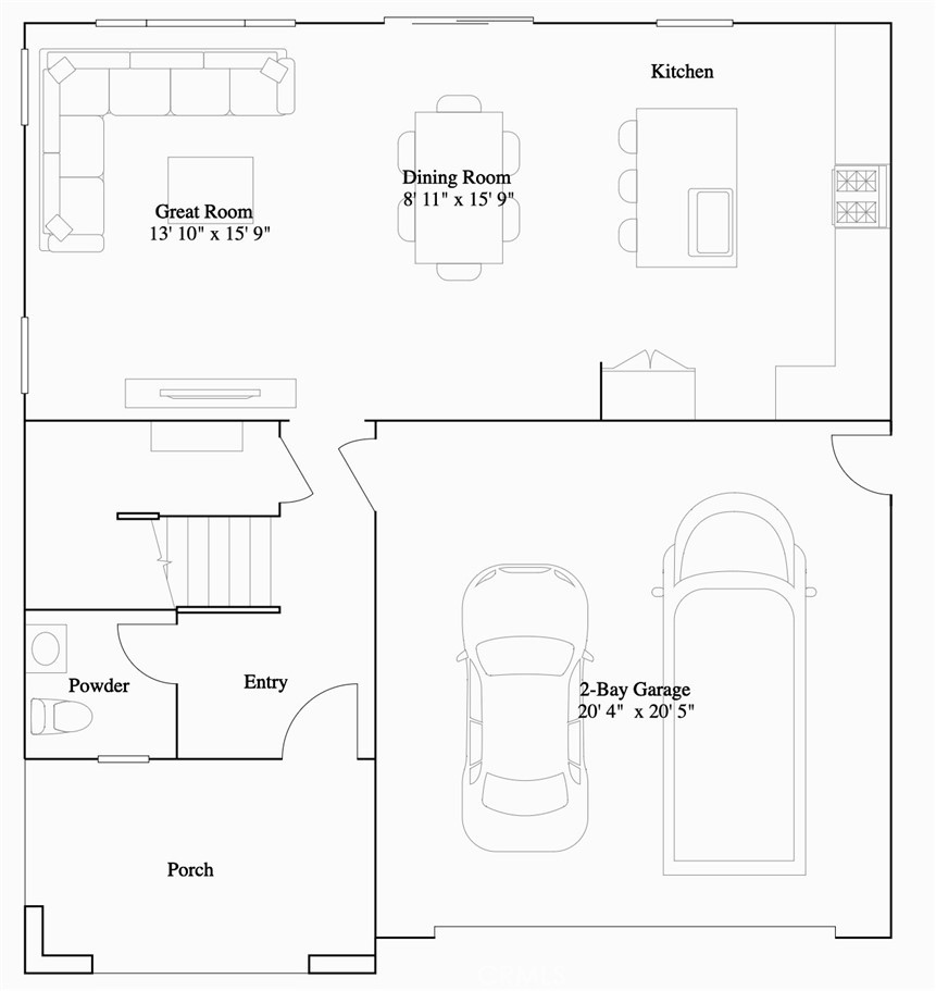2439 Gunner Ridge Way Rialto, CA 92377 - Photo 16 of 17 Residence 4 - level 1 floorplan
