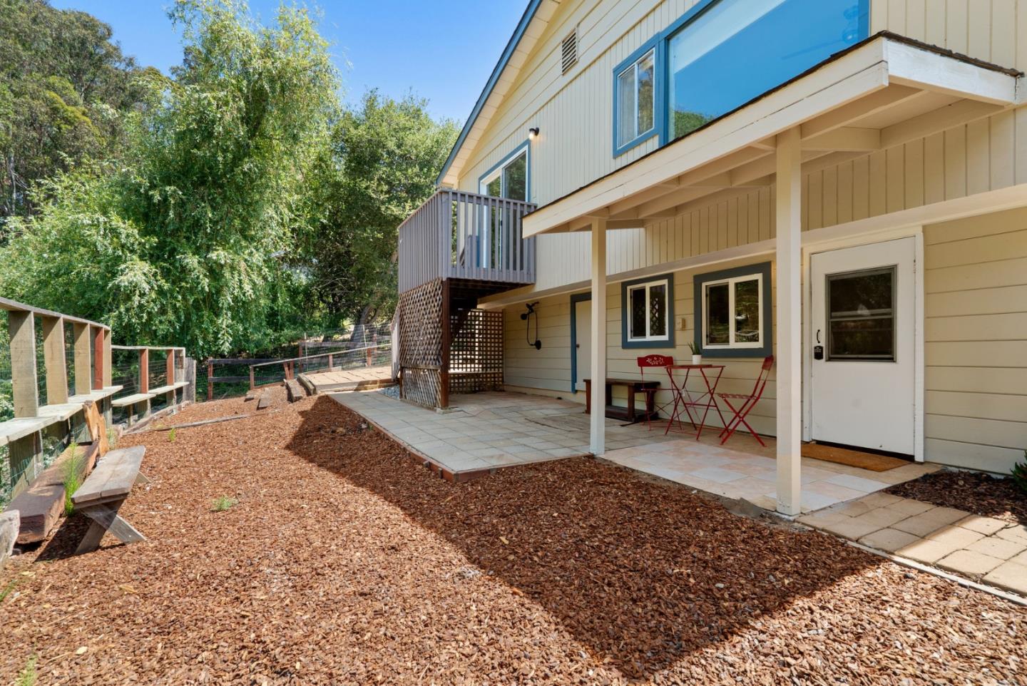3407 Maplethorpe Lane Soquel, CA 95073 - Photo 43 of 52 a view of a house with backyard and sitting area