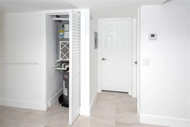 a view of a walk in closet