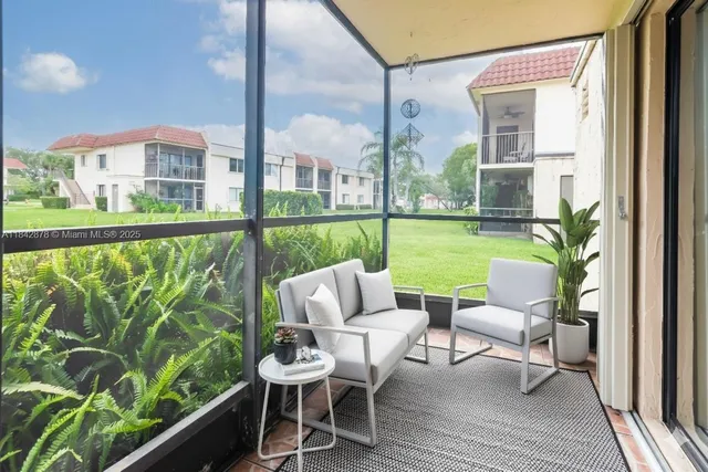 a view of an outdoor space and a porch