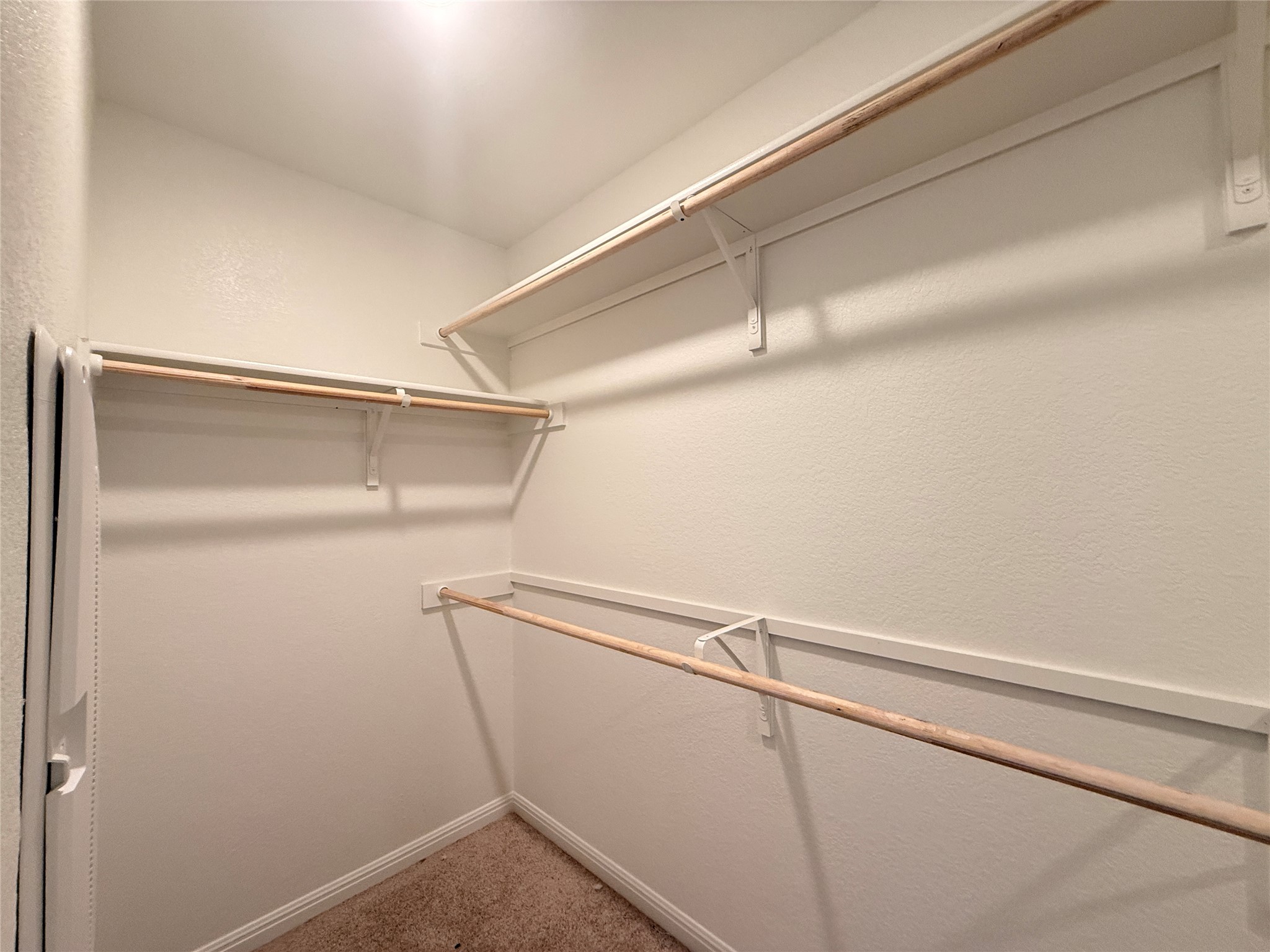 120 Calla Lane Georgetown, TX 78626 - Photo 9 of 19 Walk in closet featuring dark carpet