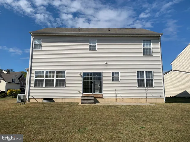 a backyard of a house