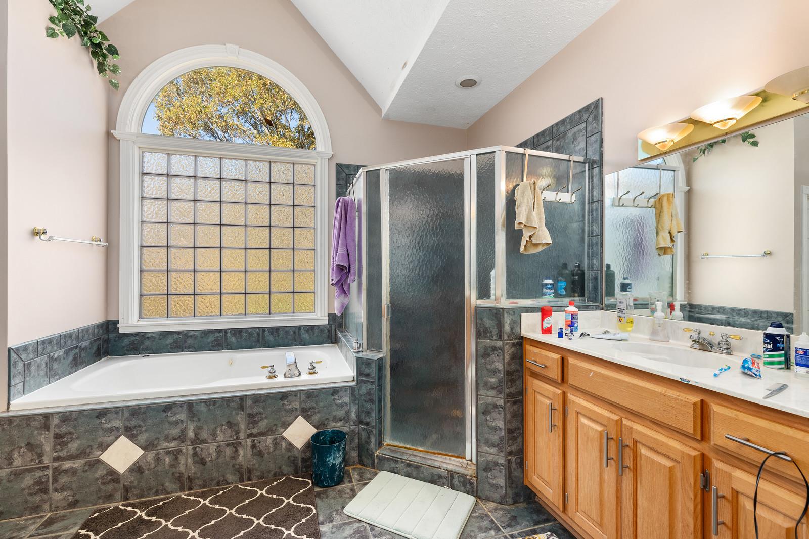 133 East Robertson Road Castalian Springs, TN 37031 - Photo 14 of 28 Master bath with separate tub and shower.