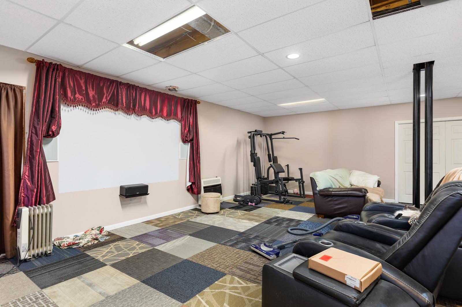 133 East Robertson Road Castalian Springs, TN 37031 - Photo 22 of 28 Theatre/flex room in basement.