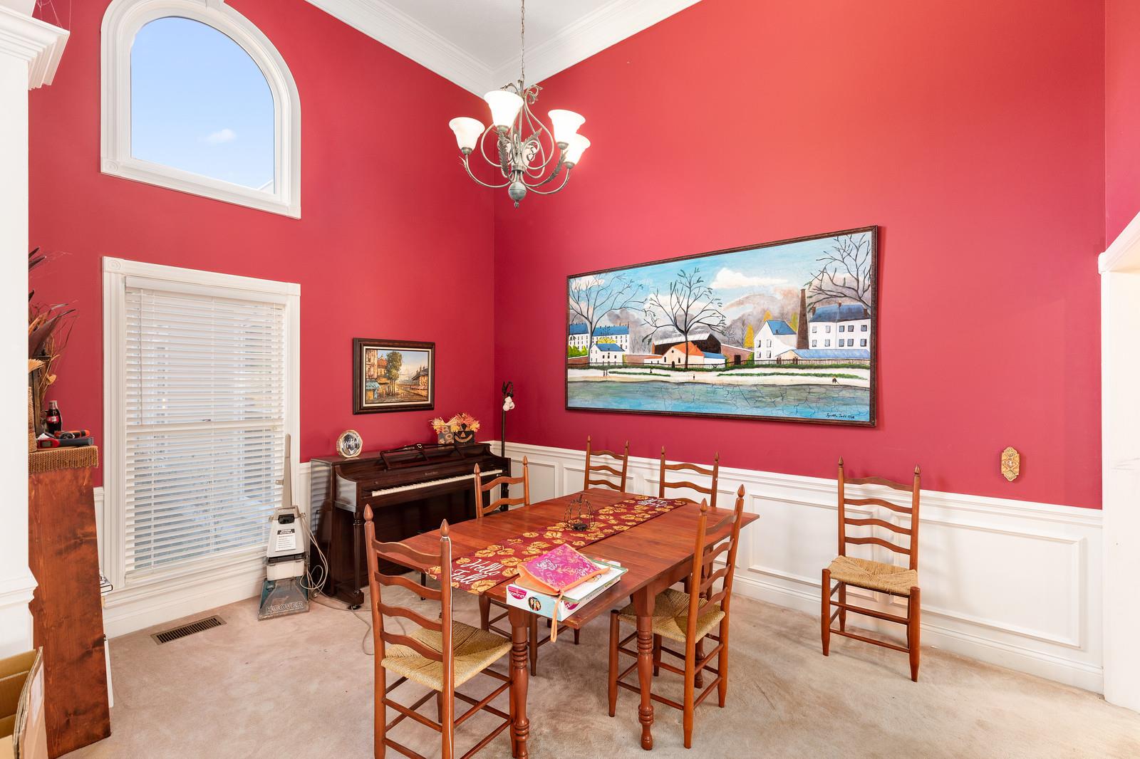 133 East Robertson Road Castalian Springs, TN 37031 - Photo 4 of 28 Large dining room with chair rail moulding.