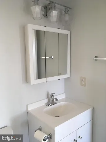 a bathroom with a sink and a toilet