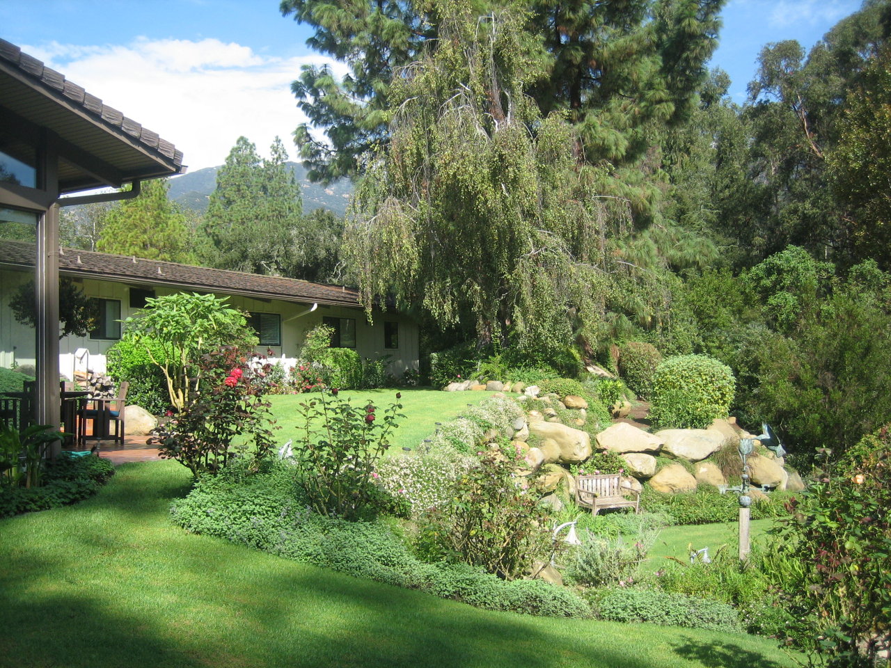 660 Randall Road Santa Barbara, CA 93108 - Photo 2 of 7 Back Yard to House