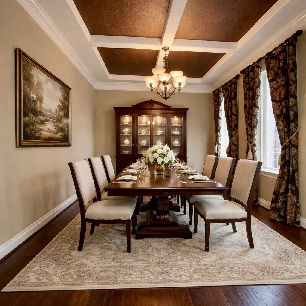 2711 King Point View Lane Spring, TX 77388 - Photo 13 of 48 The Formal Dining Room has a lovely view of the courtyard.