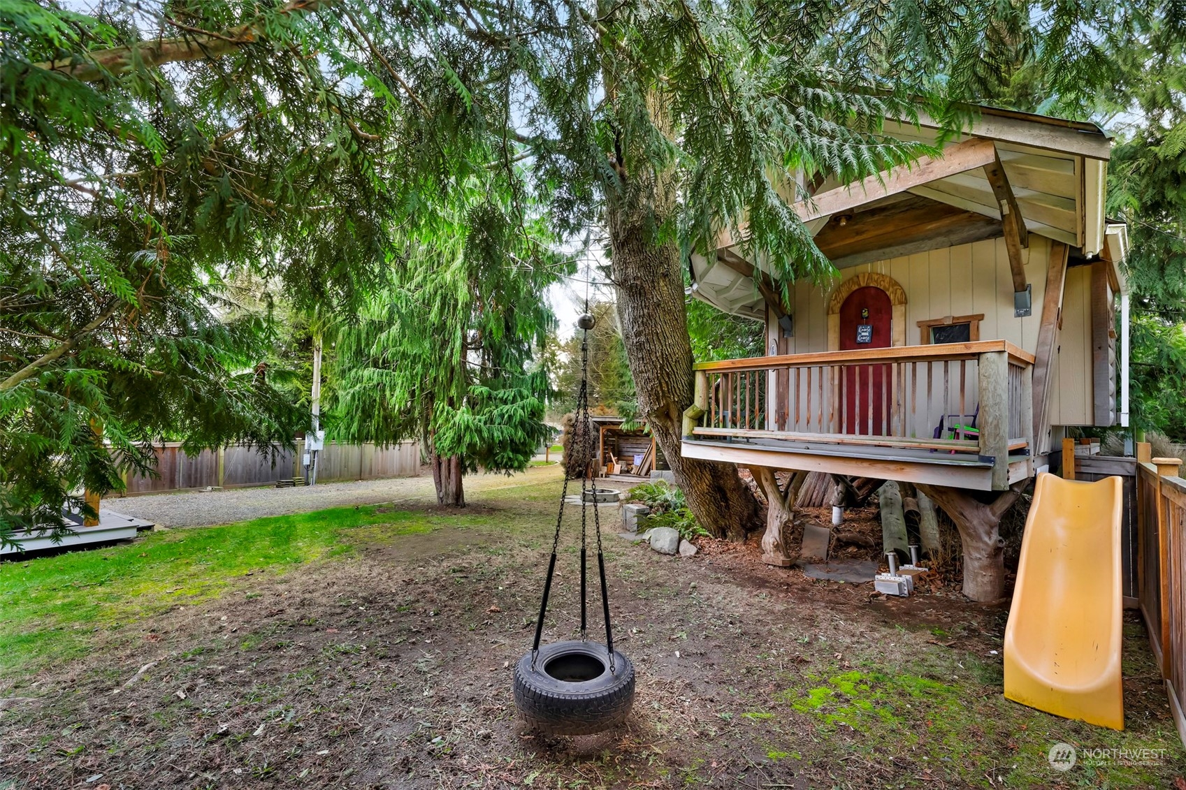4532 Decatur Drive Ferndale, WA 98248 - Photo 28 of 32 a view of a house with backyard and trees