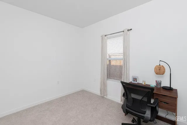 a view of a door and chair