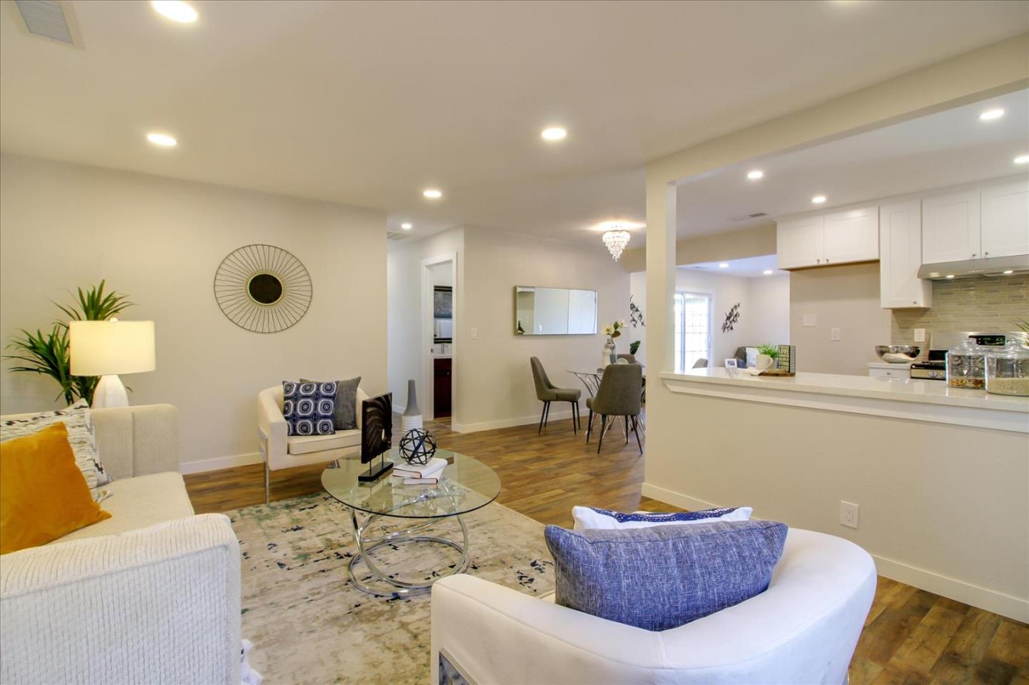 696 Coyote Road San Jose, CA 95111 - Photo 6 of 47 a living room with furniture and a wooden floor