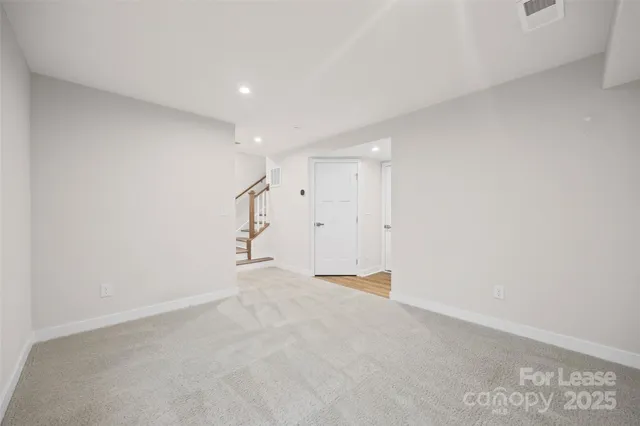 a view of an empty room