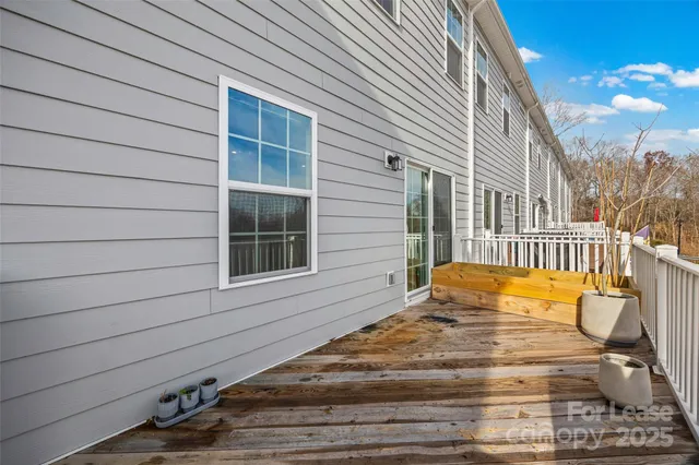 a backyard of a house